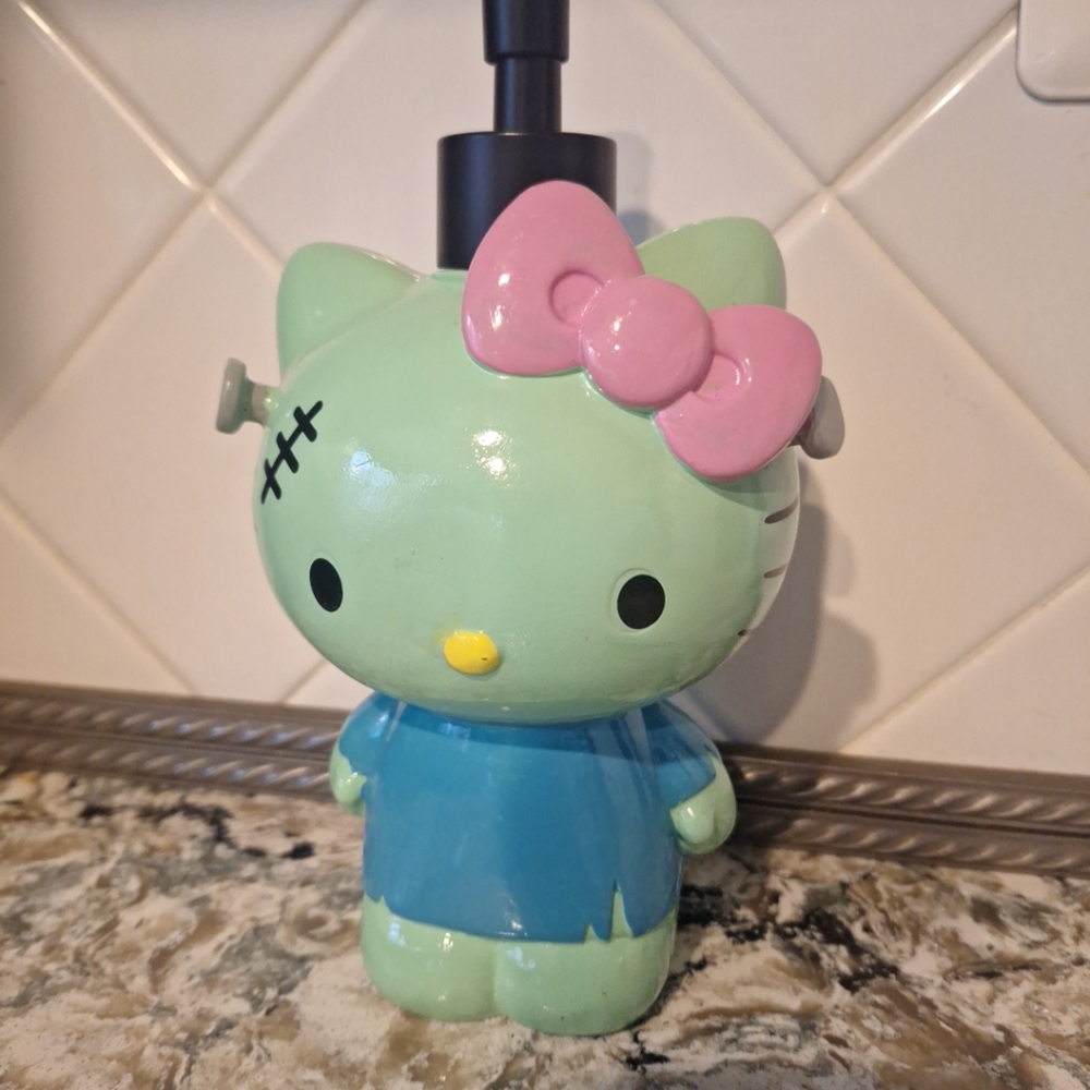 2024 Sanrio Hello Kitty Halloween Frankenstein soap lotion dispenser
